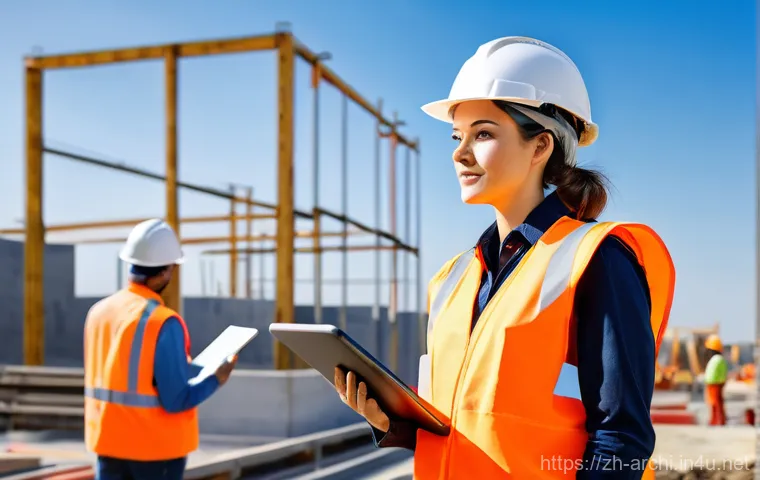 건축 실무에 필요한 자격증 - **Prompt: Green Building Architects Reviewing Sustainable Design** Two architects (one male, one... 건축 실무에 필요한 자격증 - **Prompt: Green Building Architects Reviewing Sustainable Design** Two architects (one male, one...