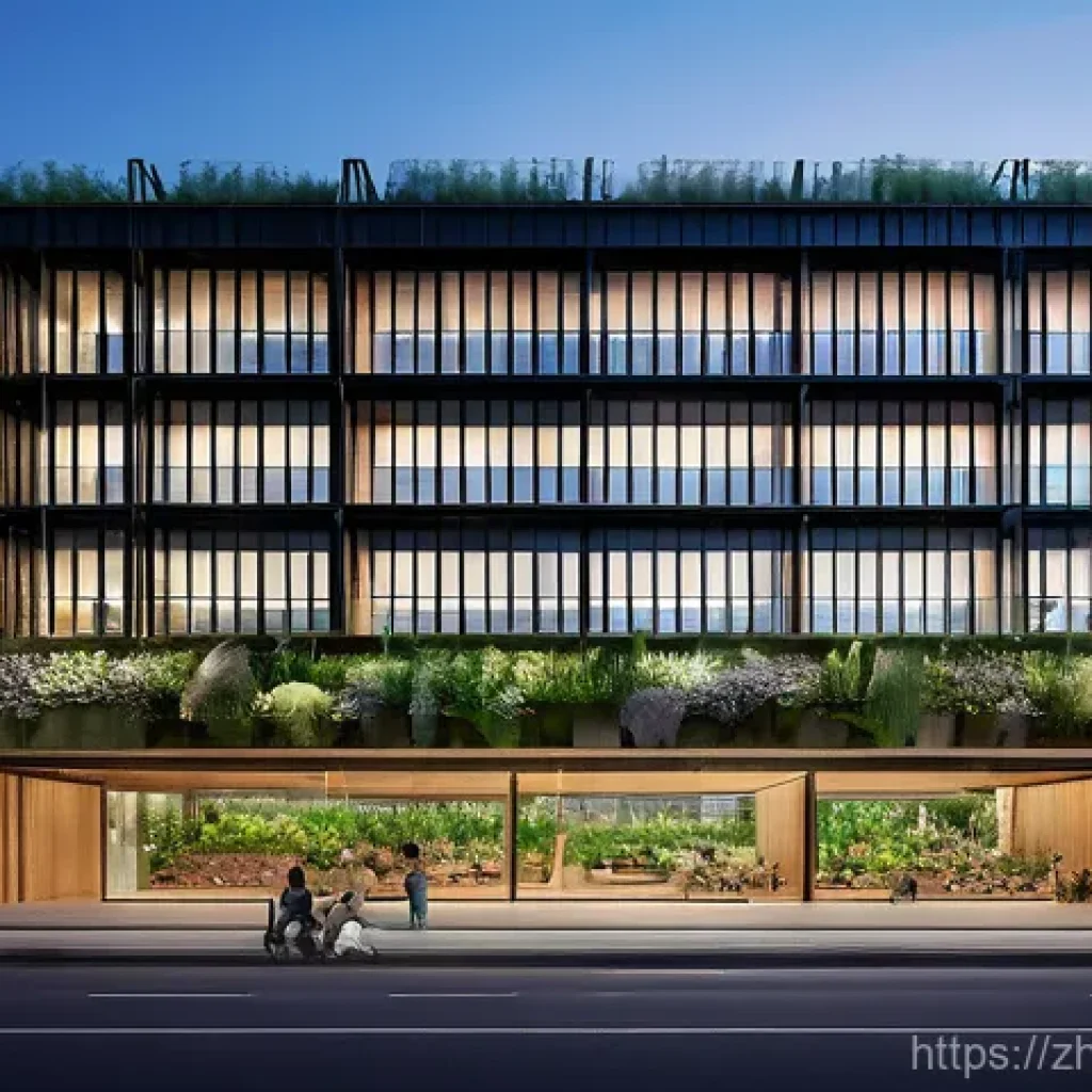 건축 실무에서 창의적 문제 해결 사례 - **Prompt 1: Innovative Urban Community Hub with Vertical Greenery** "A vibrant and modern urban ...