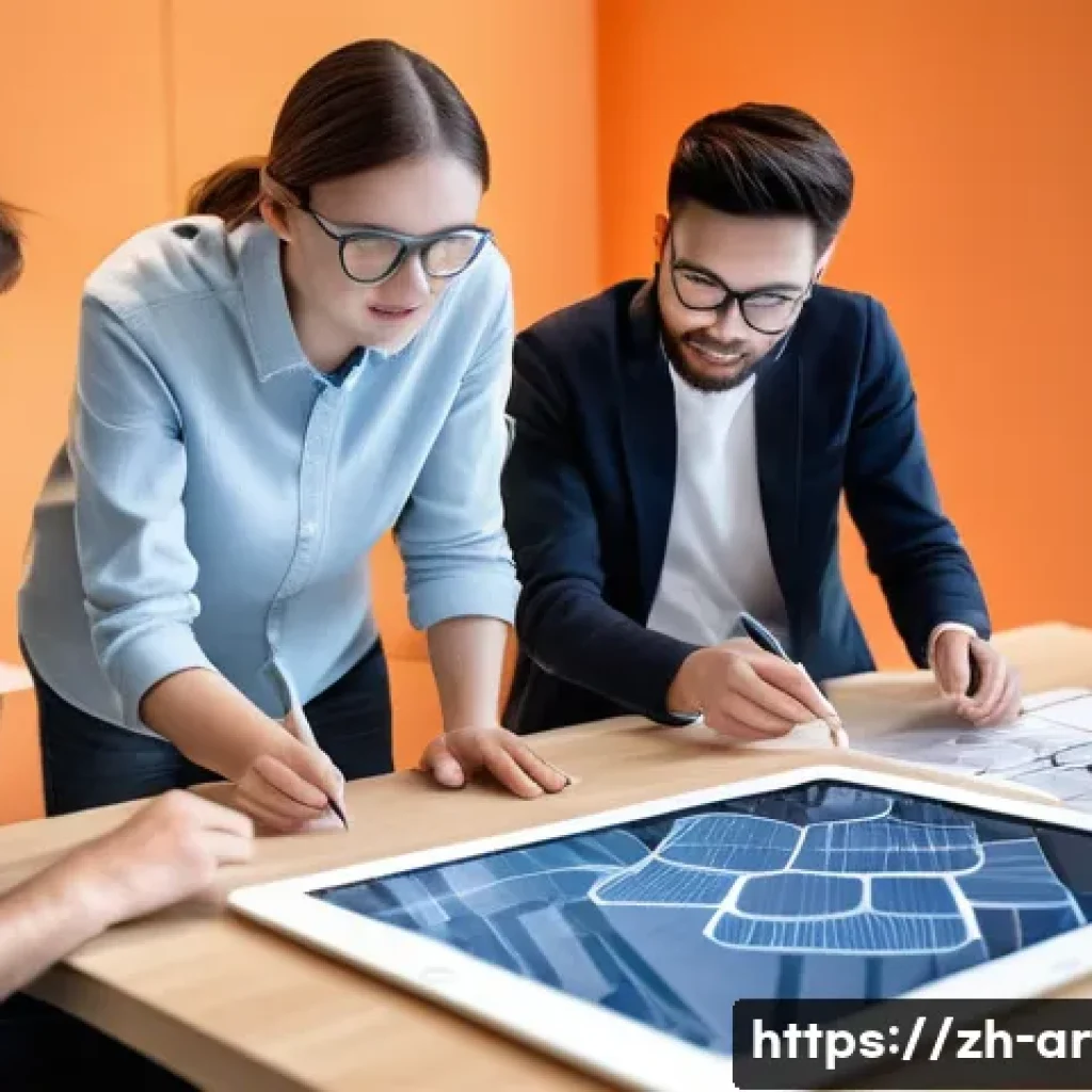 건축 프로젝트에서 피드백 수집 및 적용 - **Prompt 1: User-Centric Design Co-creation with Advanced Technology** A bright, modern architec...