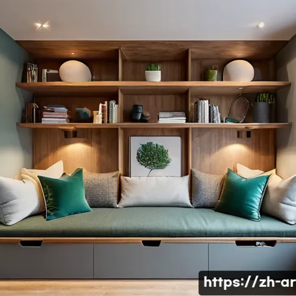 건축 설계의 세부 요소와 디테일링 - Human-Centered Small Apartment with Clever Transformations** "A photorealistic image of a bright, m...