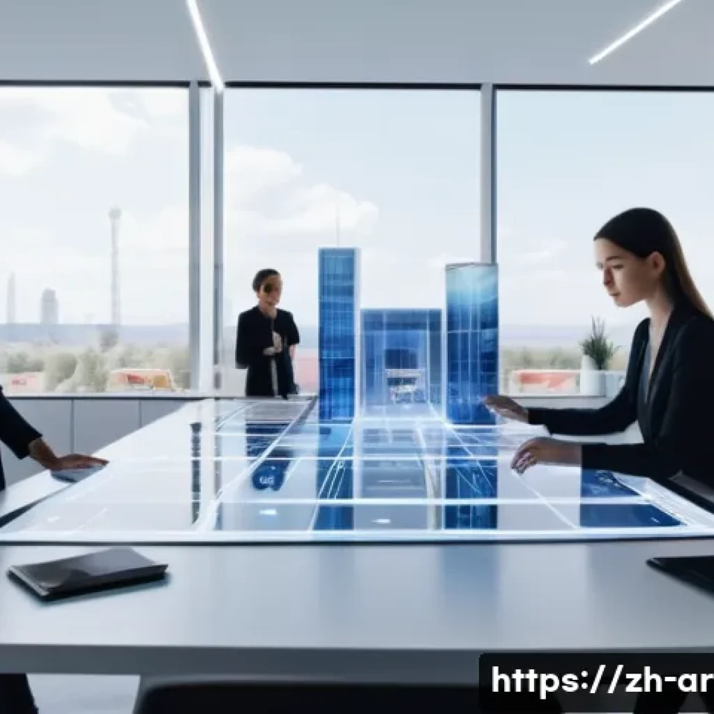 건축가로서의 직업 만족도 높이는 법 - **Prompt 1: Future of Architectural Design with AI Integration** "A modern, bright architectural...