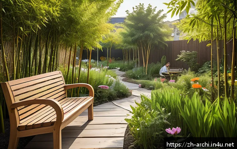 건축 설계와 지역 사회의 상호작용 - A vibrant community garden scene in a modern residential neighborhood featuring an open shared garde...